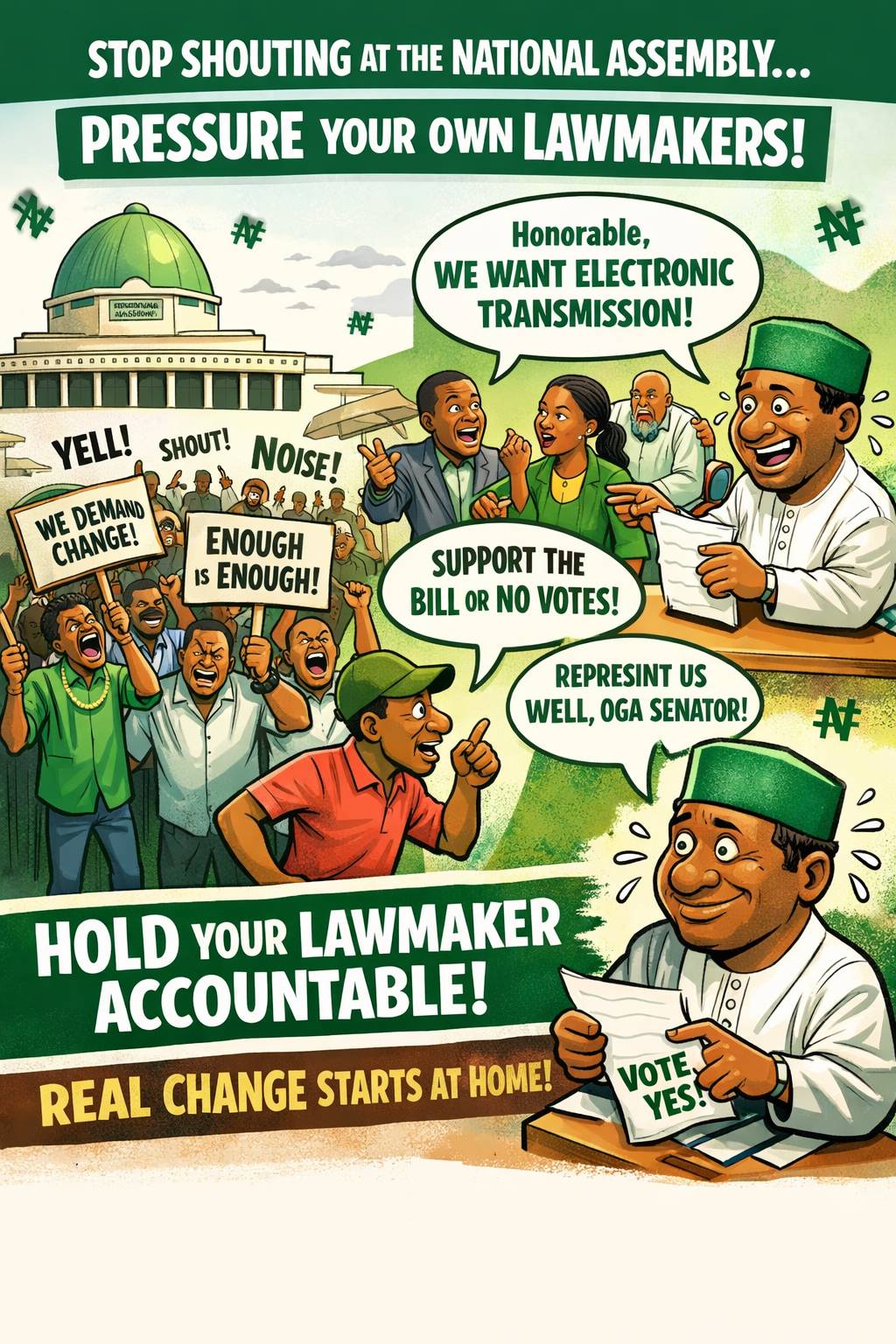 Naija na cruise 🤔
Nigeria feels like noise without change. We talk reform, but rarely hold our own...