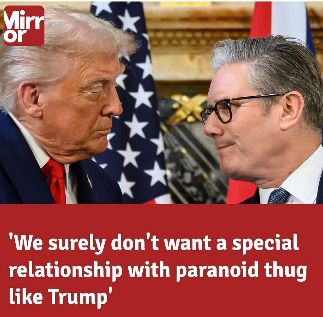 "For a man who does a wicked line in insults, the one Donald Trump fired at Keir Starmer was pretty...