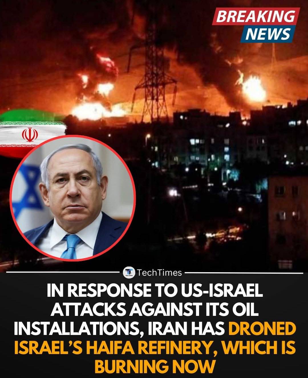 The regional conflict has reached a critical new phase as Iran launched a successful drone strike ag...