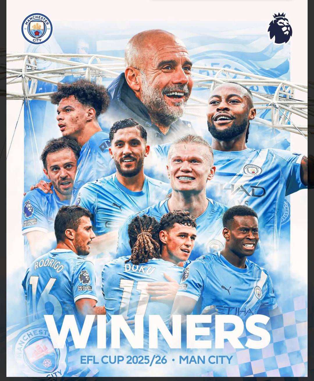 Congratulations to Manchester City 🩵🏆