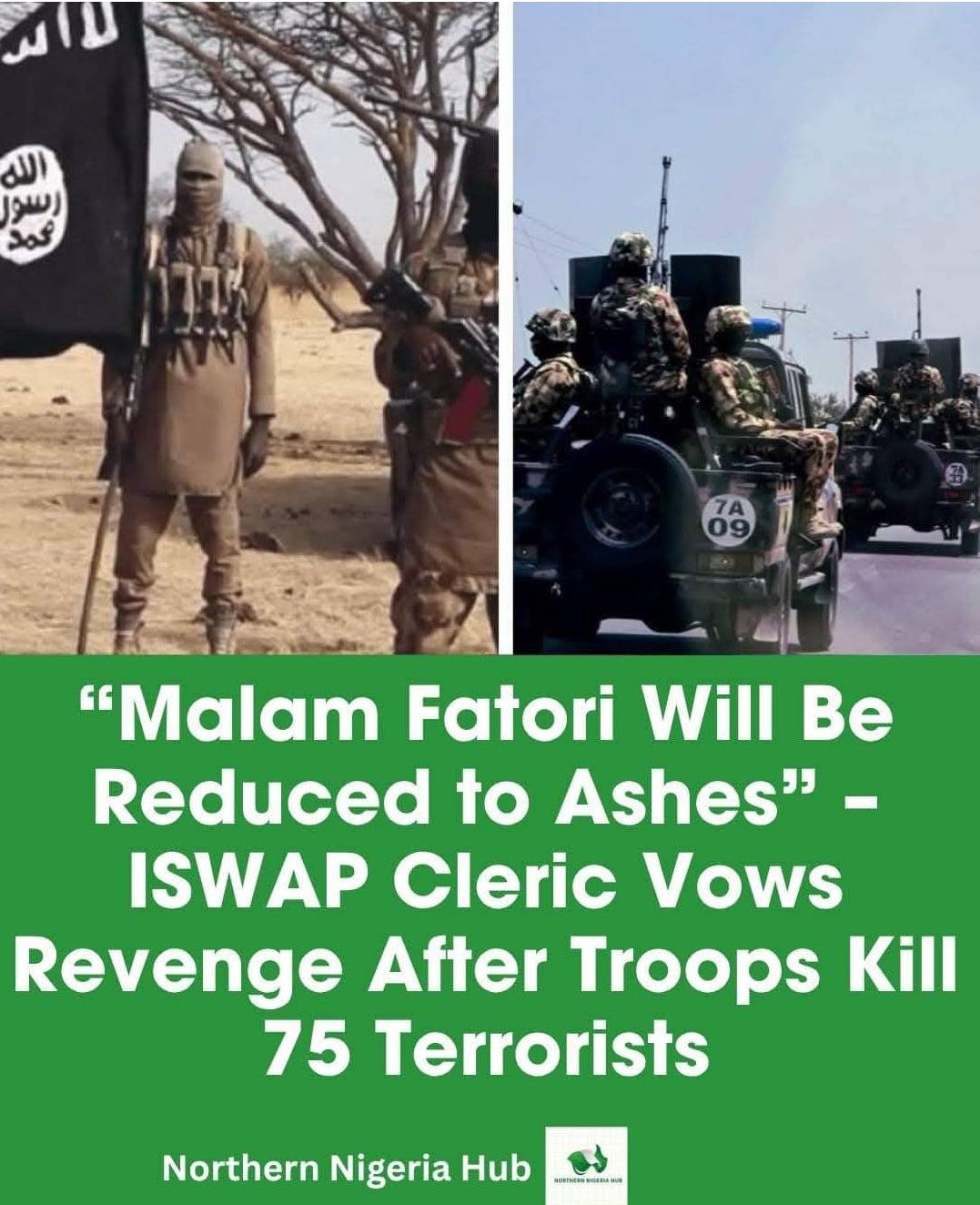 ISWAP Cleric Vows Revenge After Troops Killed 75 Terrorists
A suspected ISWAP cleric has issued a c...