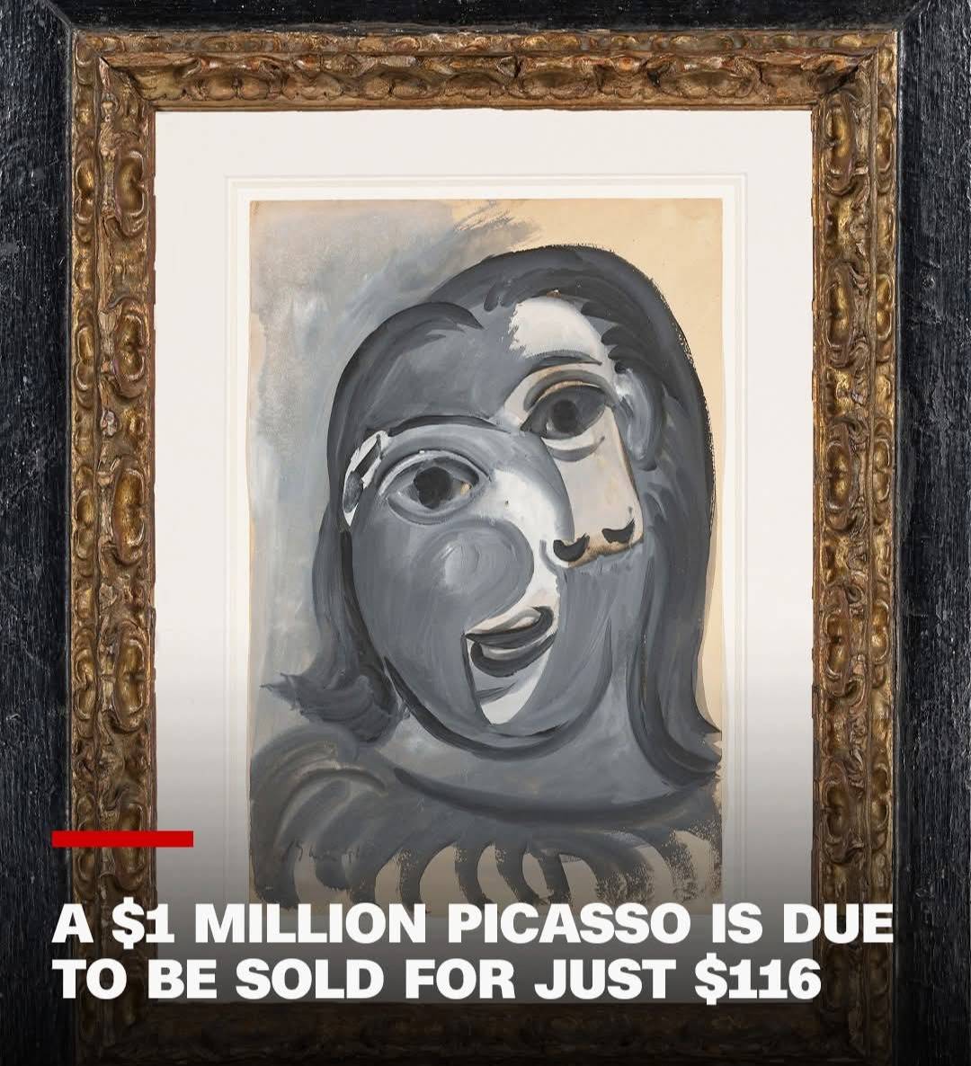 For the price of a dinner in Paris, somebody will soon walk away with a Picasso valued at more than...