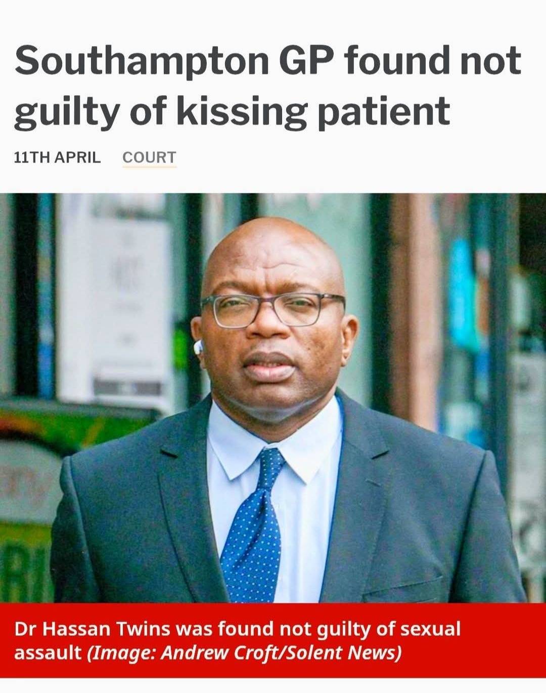 On a very good note. Good morning.
This is an eye opener for Doctors to request for chaperones espe...