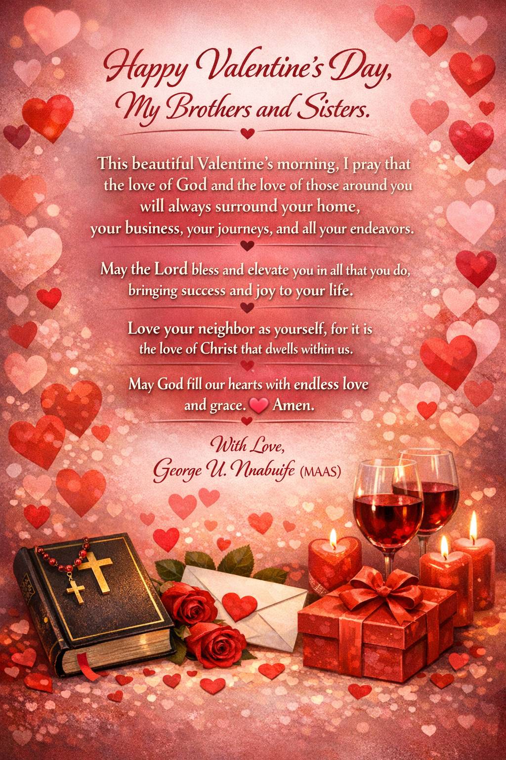Happy Valentine's Day all from you favorite AI prophet ❤️❤️
Live in love and tranquility