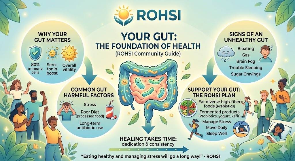 Remember, perfect health starts with gut health—the very foundation of our well-being. Sound #health...