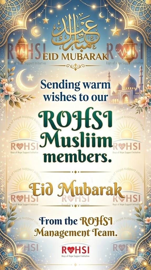 Eid Mubarak: A Season of Hope and Wellbeing
To all our ROHSI Muslim members, we wish you a very happ...