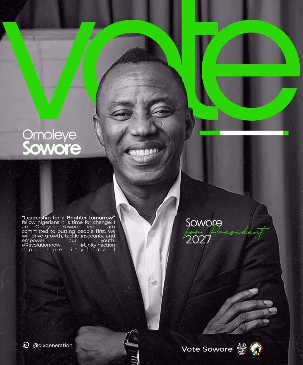 Sowore for a better Nigeria