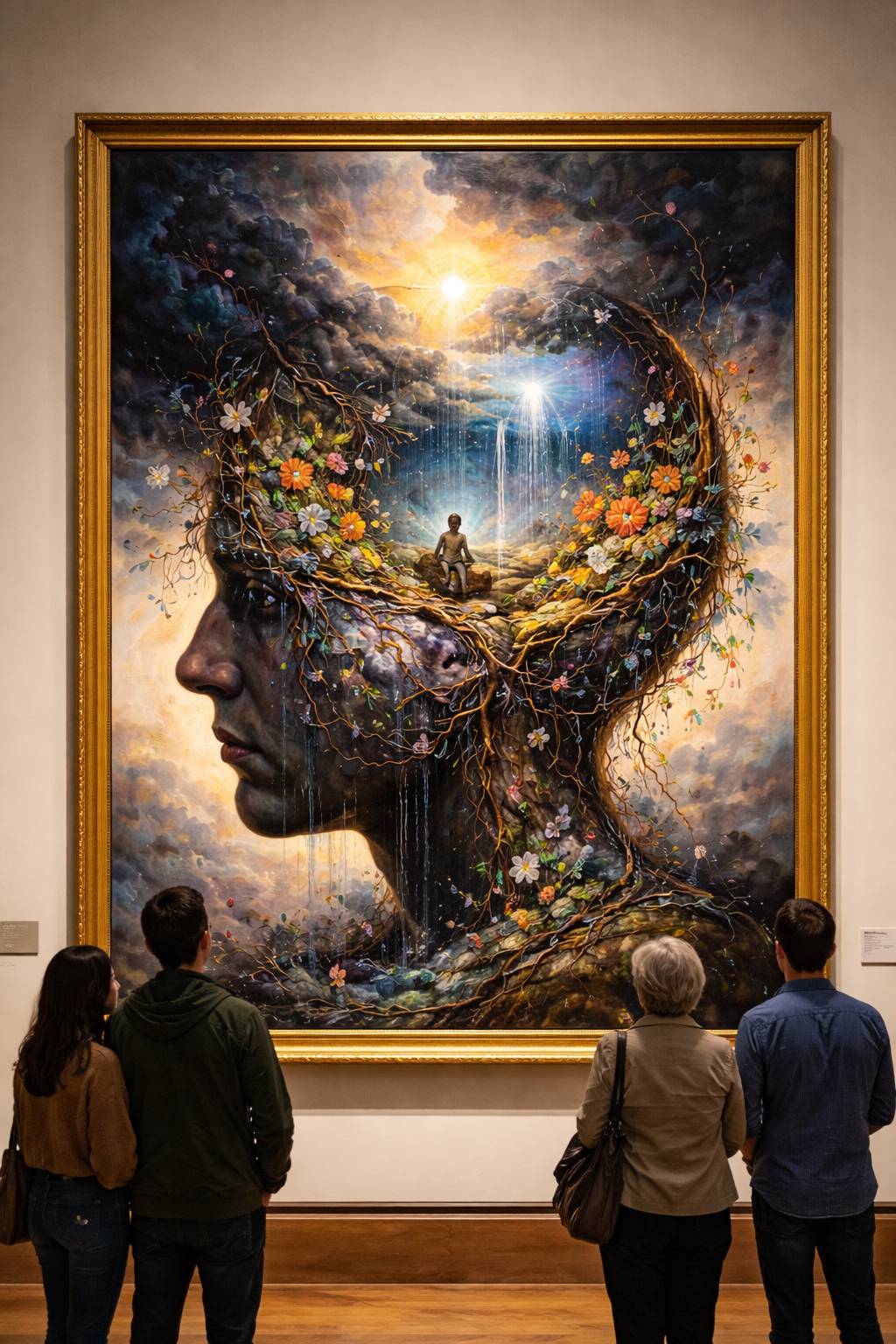 If my mental health were hanging in a museum, this would be it.
A sky full of storms , pressure, amb...