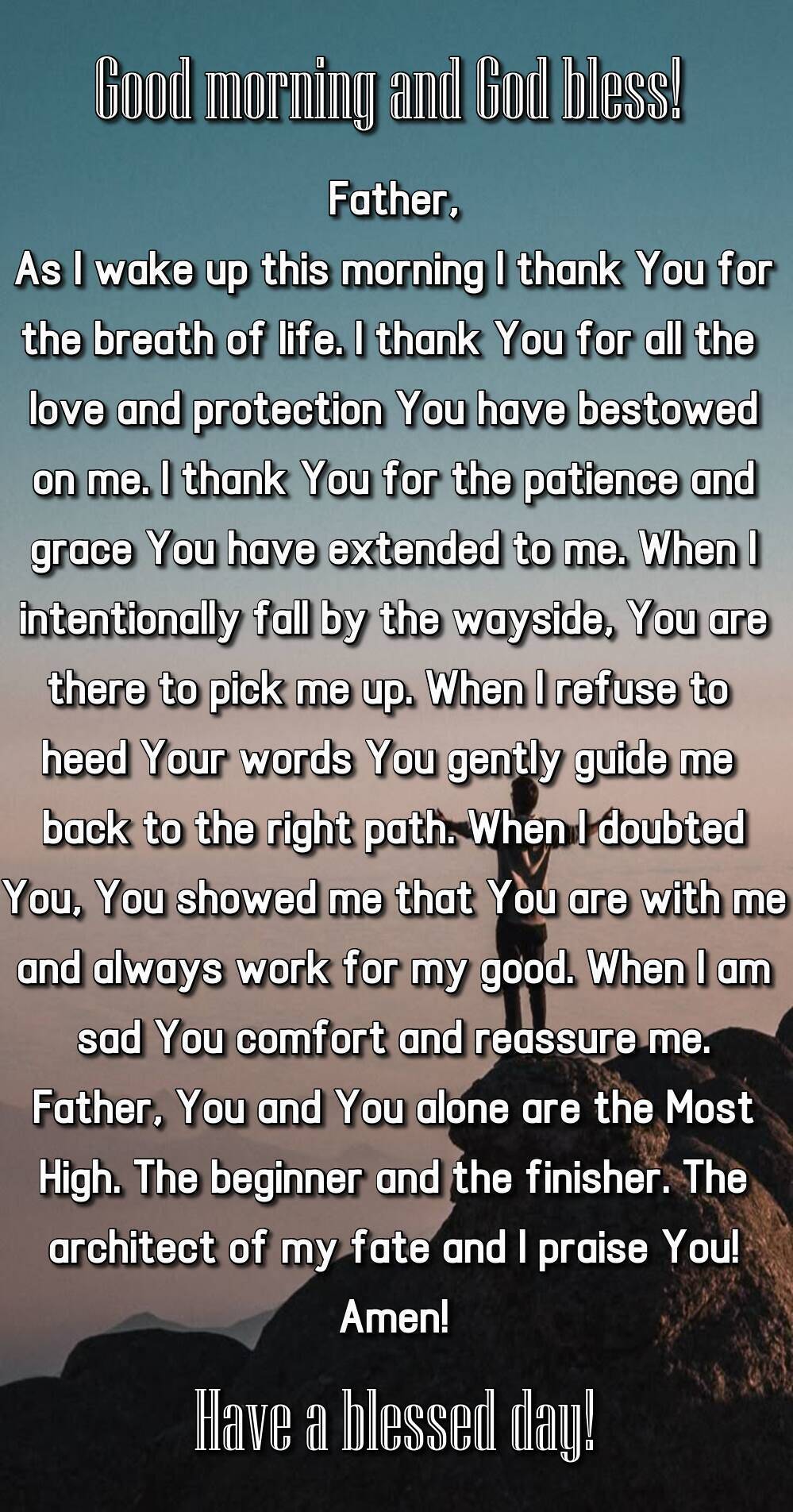 Good morning! #GOD Bless