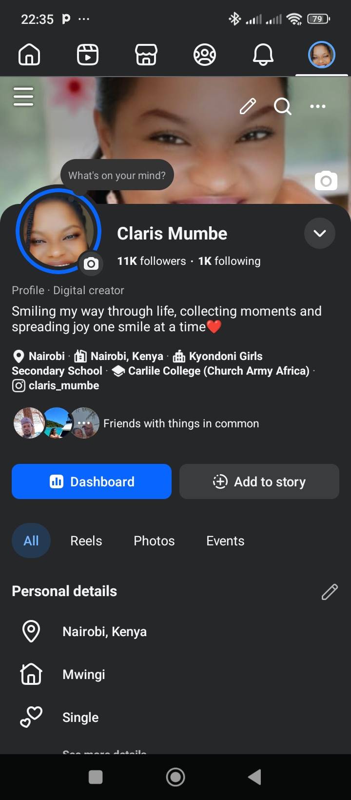 Hi fam.please follow me on Facebook..love you all