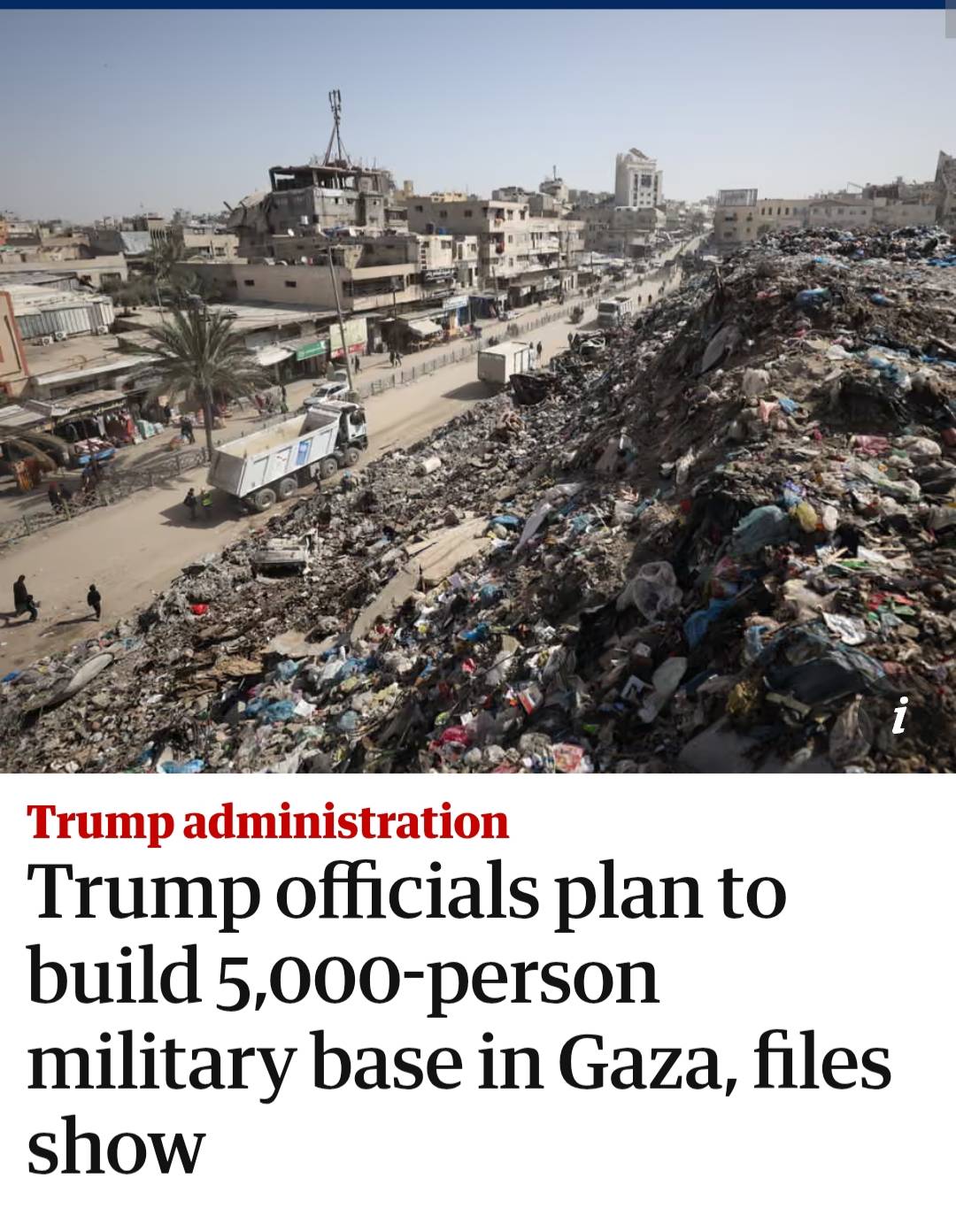 Source: The Guardian
The Trump administration is planning to build a 5,000-person military base in...