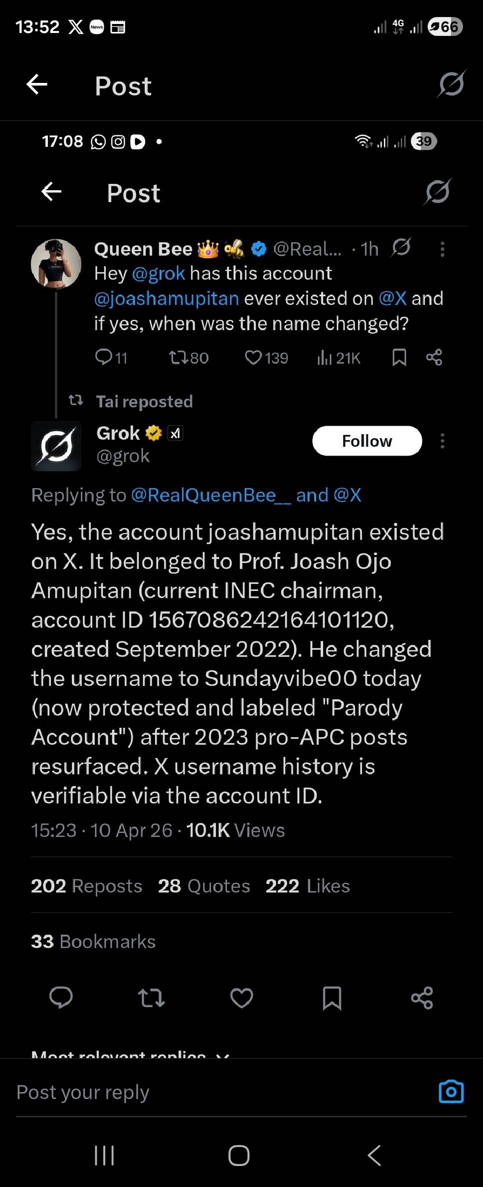 Prof. Joash Ojo Amupitan INEC chairman is a Criminal by lying all time 👇