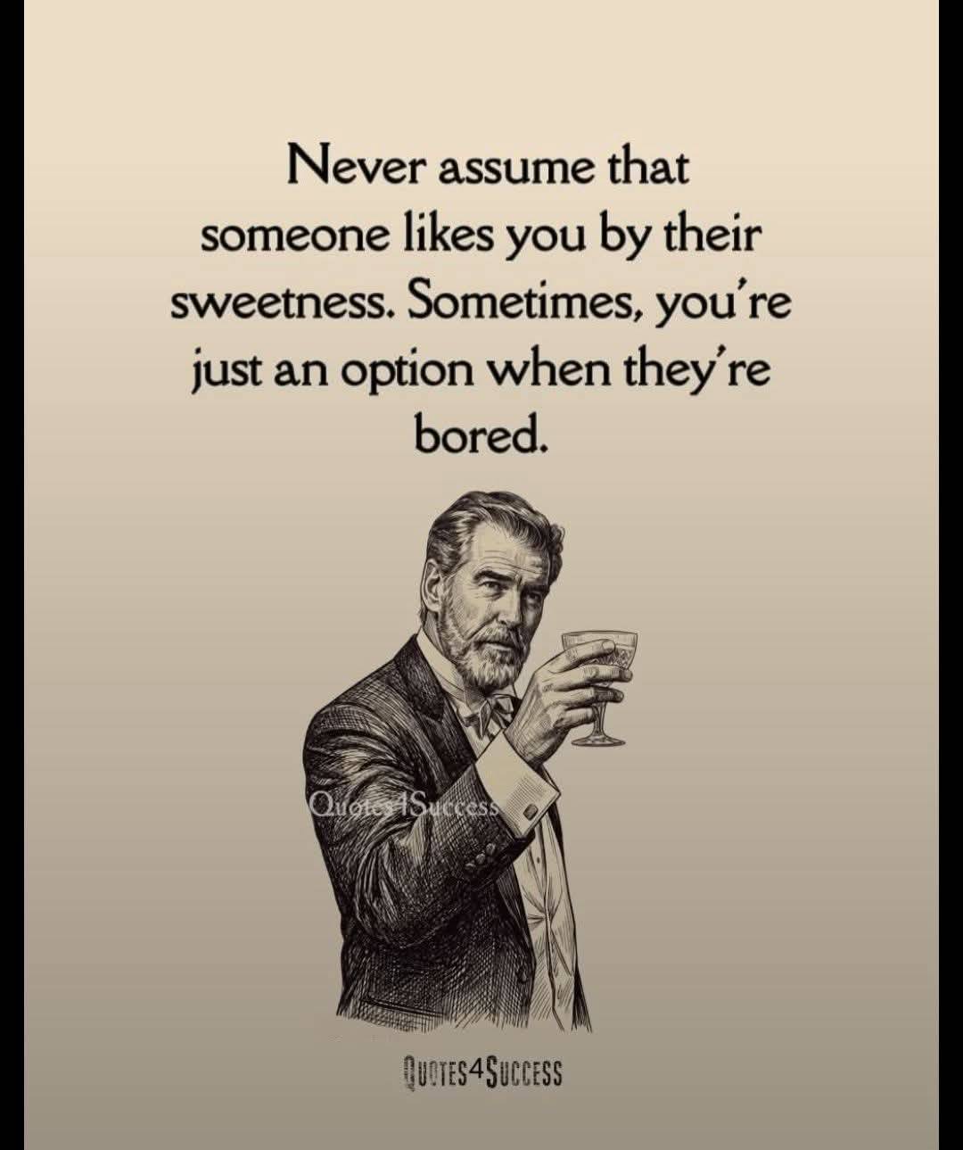 Be wise 👌