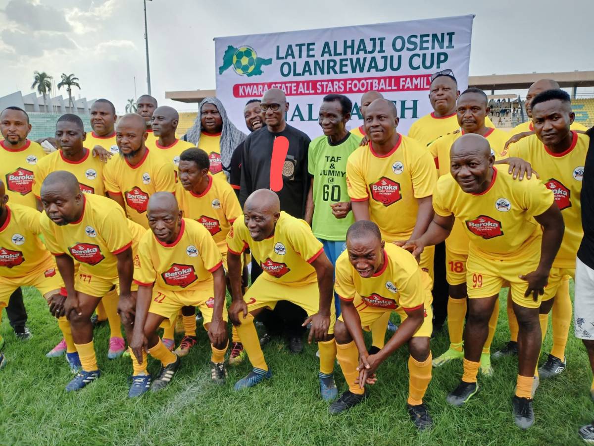 Ex Kwara United football club captain, Bale Amosa who died recently was honored by his for youth clu...