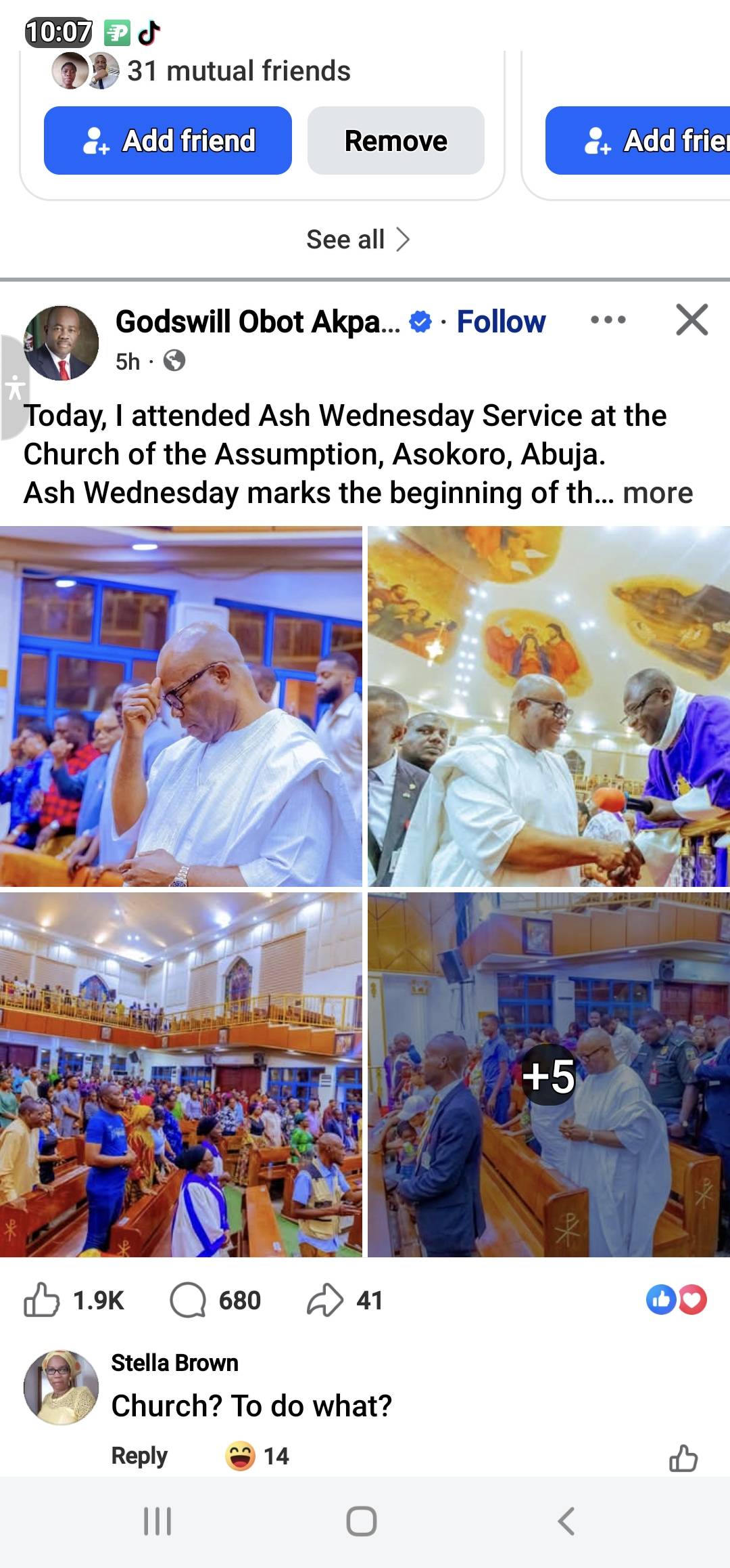 This is the reason they'll government would never regulate religions in Nigeria. They want you to ta...