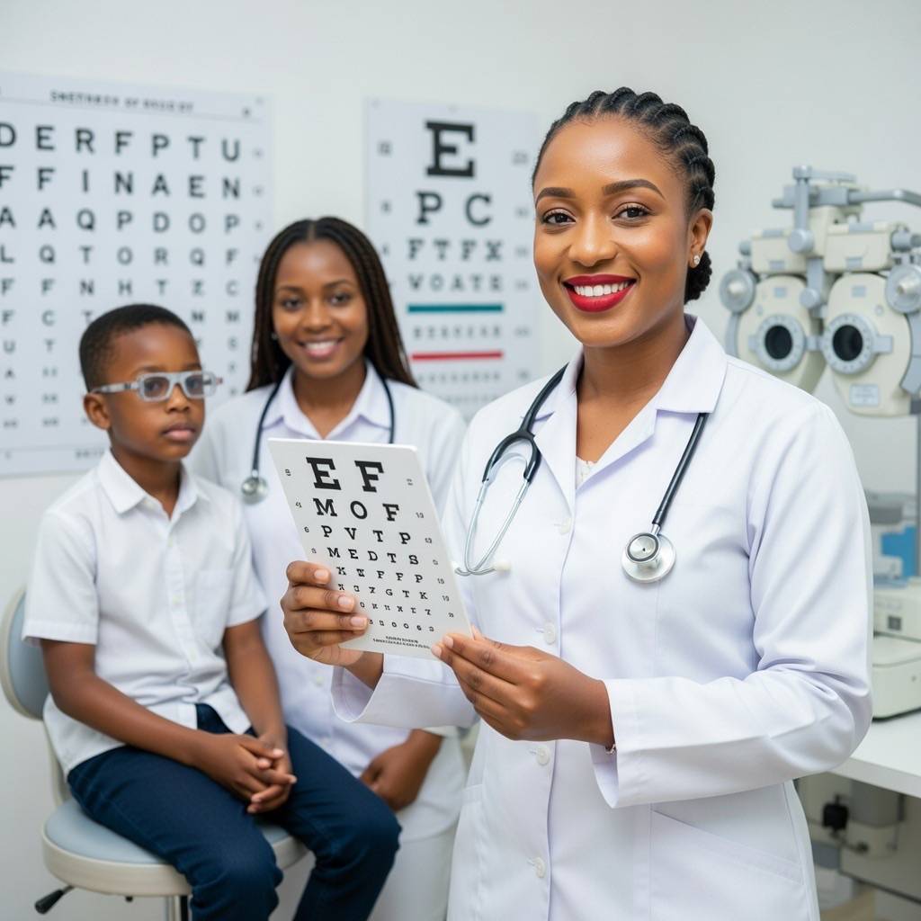 About to check my patient eyes