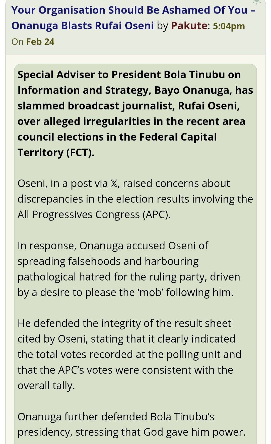 Why does Rufai Oseni constantly find himself in the news for the wrong reasons? It is deeply troubli...