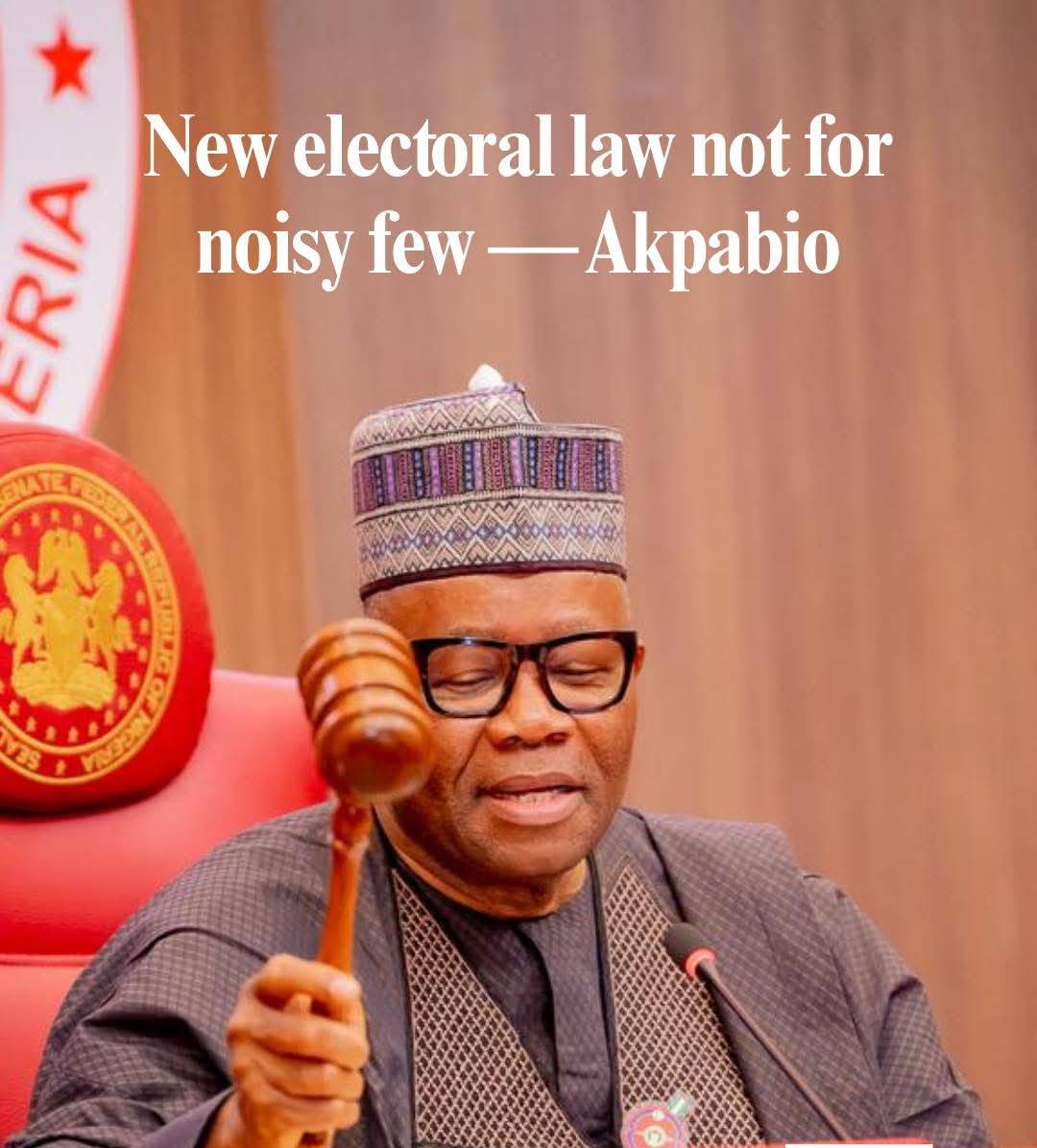 Senate President Godswill Akpabio has expressed strong satisfaction with the newly signed Electoral...