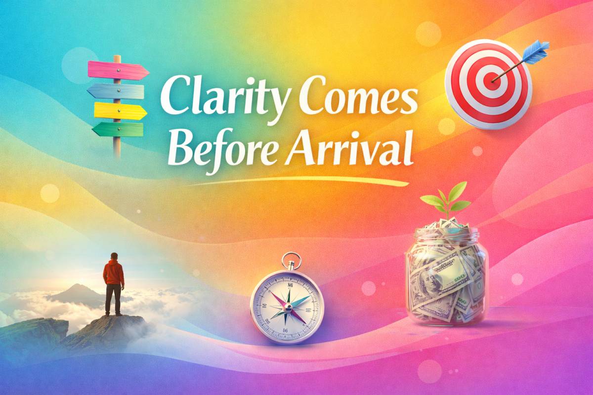 Clarity Comes Before Arrival
If you don’t know what you want, how can you get it?
Life does not ans...