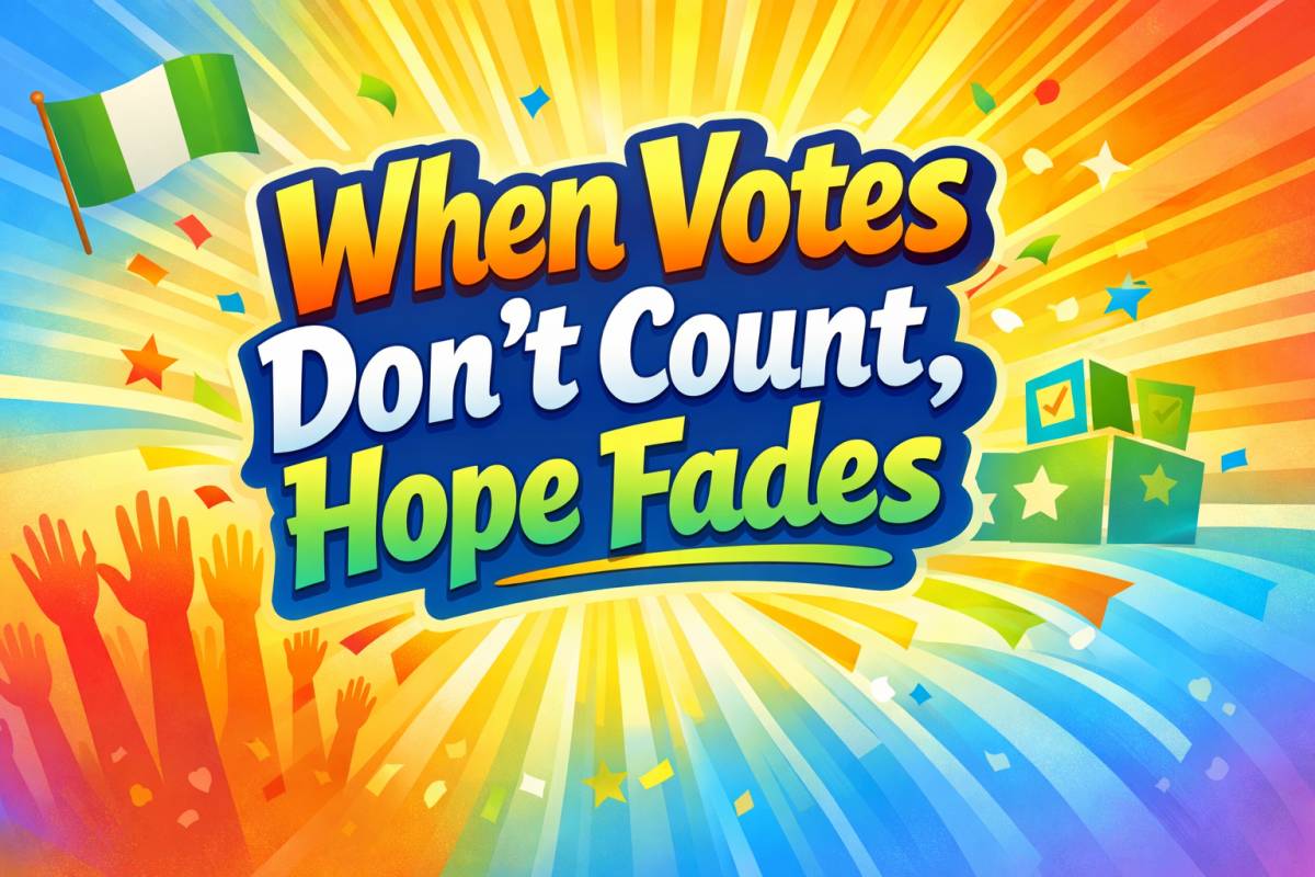 When Votes Don’t Count, Hope Fades
If elections are truly free and fair, voter apathy will disappea...