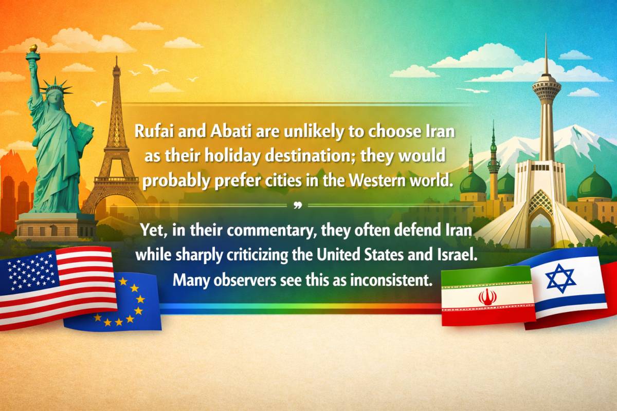Rufai and Abati are unlikely to choose Iran as their holiday destination; they would probably prefer...