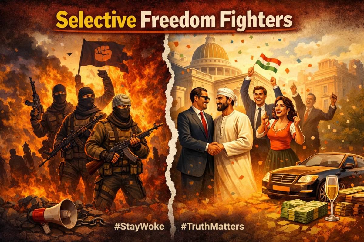 Selective Freedom Fighters
They act like freedom fighters only because their own people are not in...