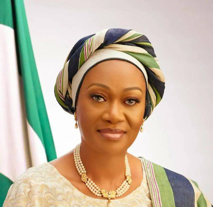 The first lady of Nigeria Senator Oluremi Tinubu calls for more US air strikes in the north...