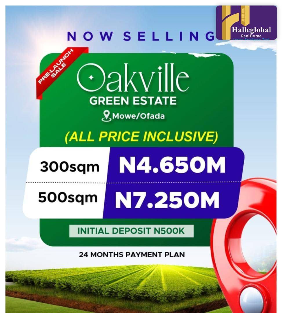Oak Ville Green Estate, Mowe - Ofada.
Reach out to Kunle Osinoiki
Real Estate Consultant and Wealt...
