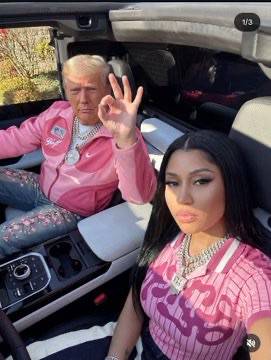 “I love Nicki Minaj. She’s so beautiful, her skin’s so beautiful.” — Donald Trump