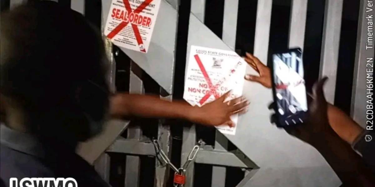 Lagos Govt Seals Access Bank Branch Over Untreated Sewage Discharge