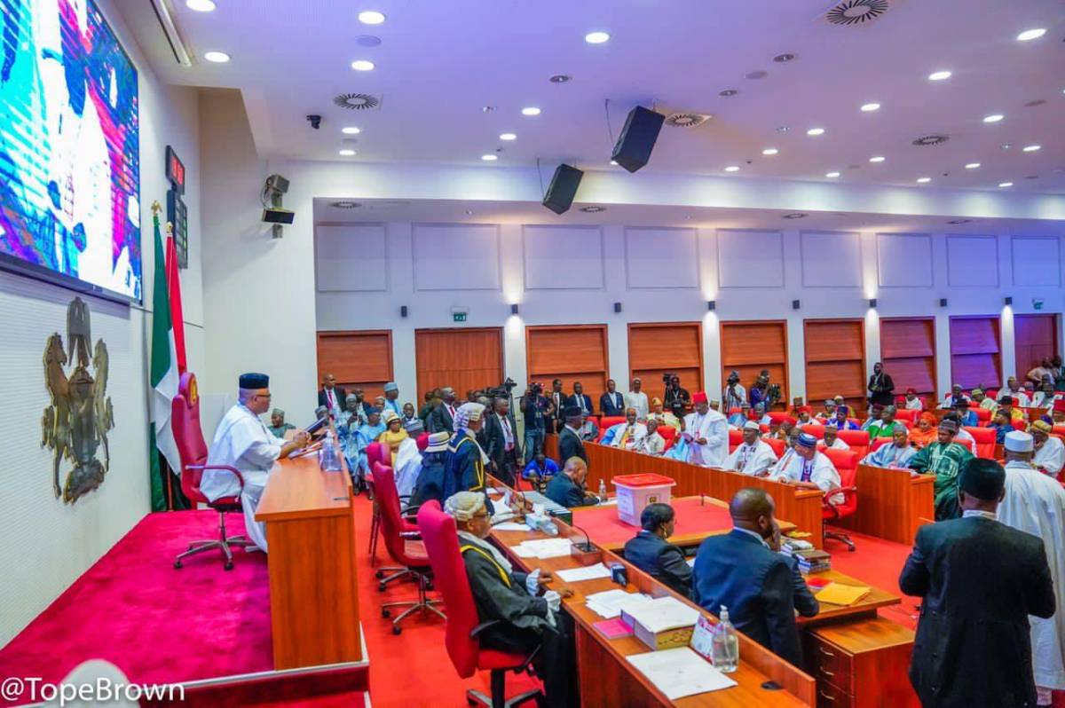 The Senate today passed the Electoral Act, 2022 (Repeal and Re-Enactment) Bill 2026.