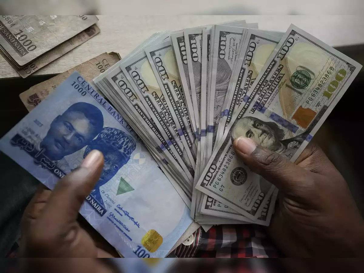 Naira is currently 1,345.45 per Dollar in the official market