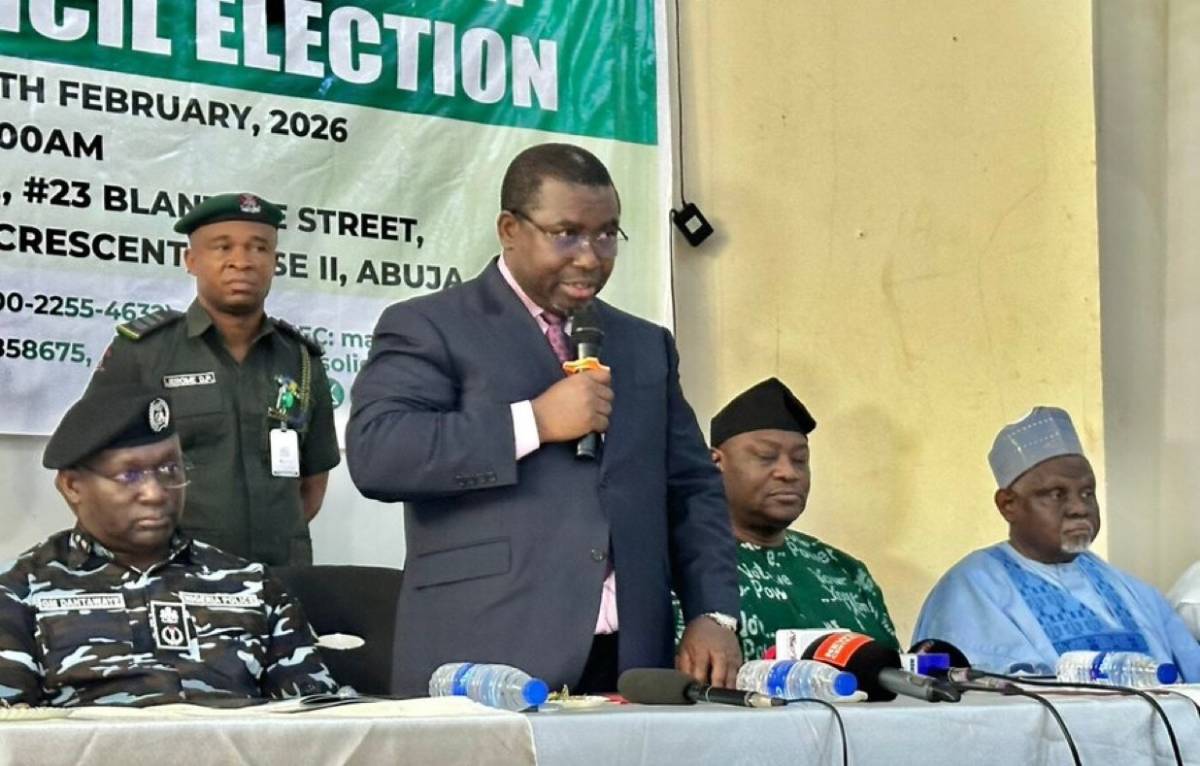 Vote buying won’t be tolerated during FCT polls
~INEC chairman, Joash Ojo Amupitan