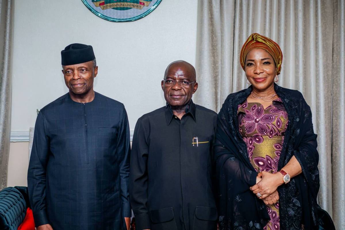 “You have made public service worthwhile”
~ former VP. Osinbajo tells Governor Alex Otti