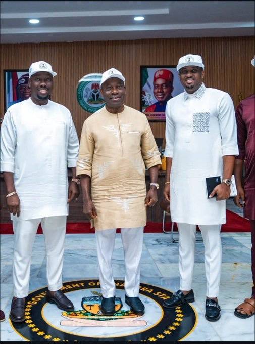 “His Excellency is a city boy”.
-~ Obi Cubana said this at the City Boy Movement’s visit to the An...