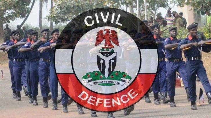 The Nigeria Security and Civil Defence Corps has began a 24-hour security surveillance operation acr...