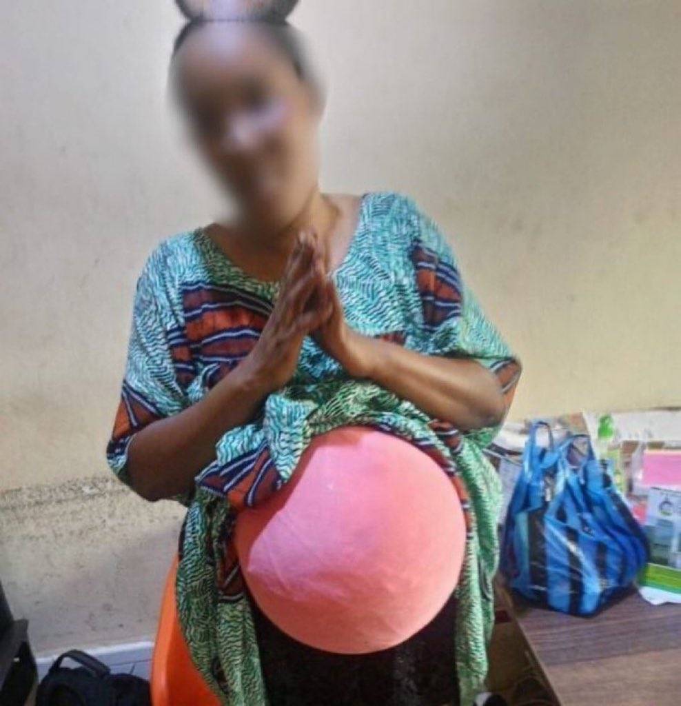 NDLEA has arrested woman with fake pregnancy, seized illicit drugs at Seme border