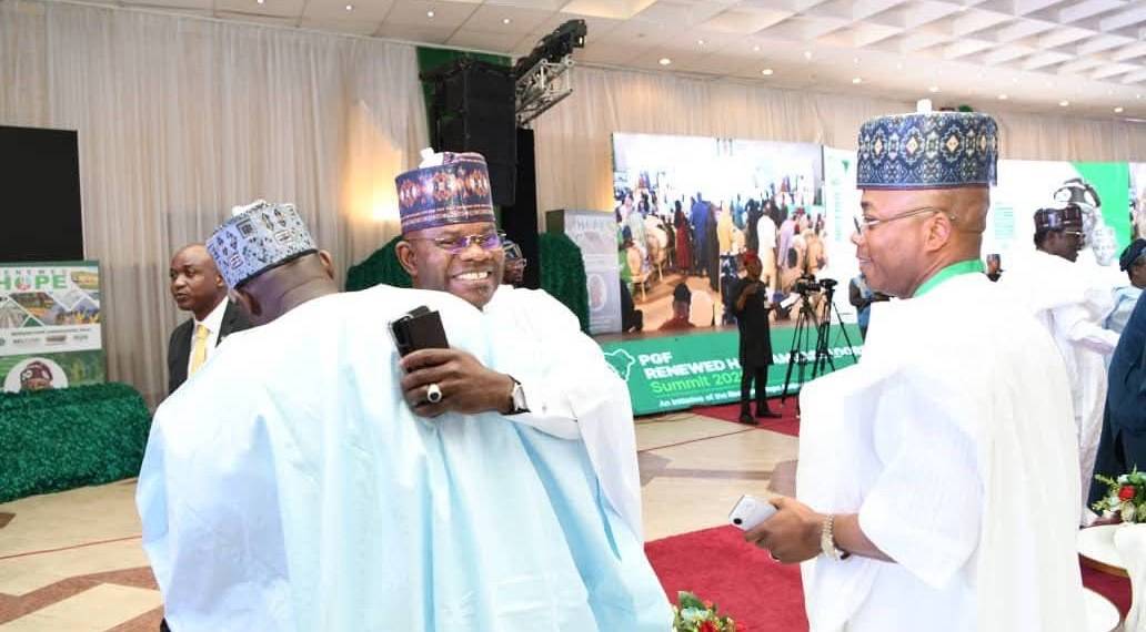 Yahaya Bello, the former governor of Kogi State standing trial for alleged multi-billion naira fraud...