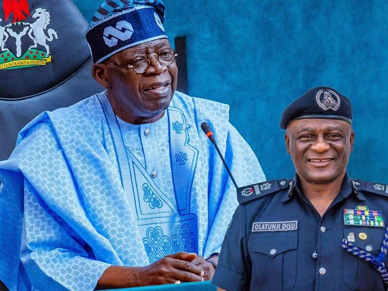 President Bola Tinubu decorates Disu as Acting IGP