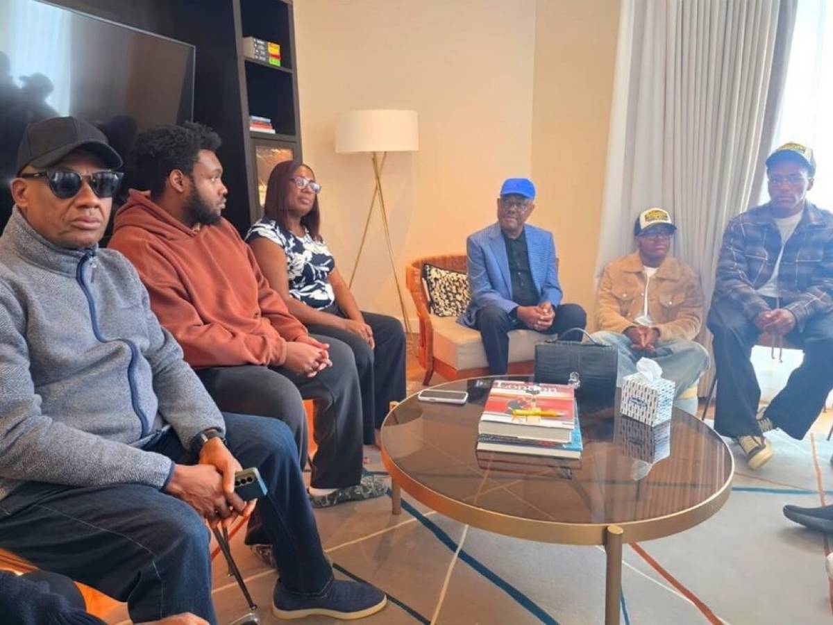 FCT Minister, Nyesom Wike, led a delegation of prominent Rivers State leaders to London to pay a con...