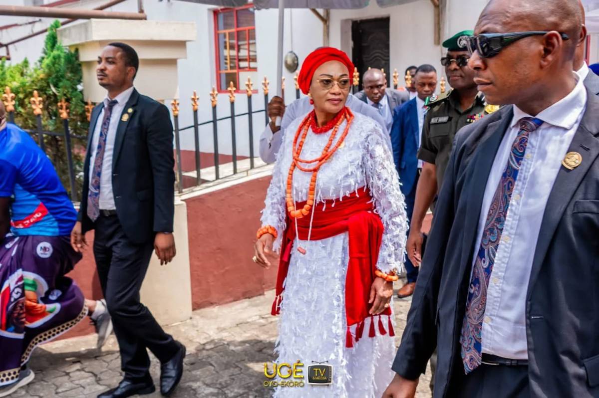 First Lady of Nigeria Sen. Remi Tinubu receives chieftaincy title Utukpa-Oritse of the Warri Kingdo...