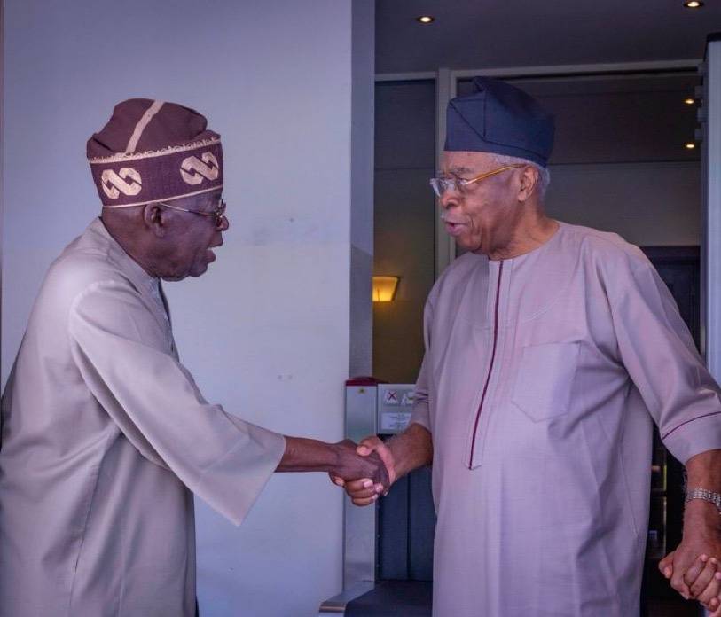 General T.Y. Danjuma visits President Bola Ahmed Tinubu at the State House Abuja, Nigeria ๐ณ๐ฌ