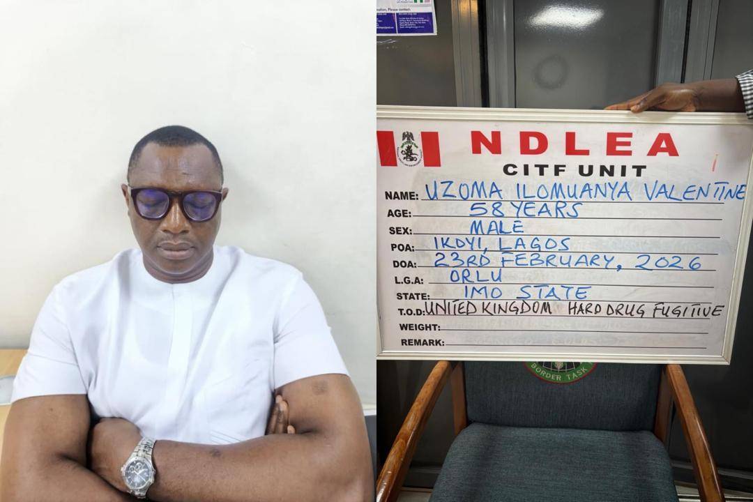 NDLEA has arrested a 58-year-old fugitive drug suspect, Uzoma Ilomuanya, who had been on the wanted...