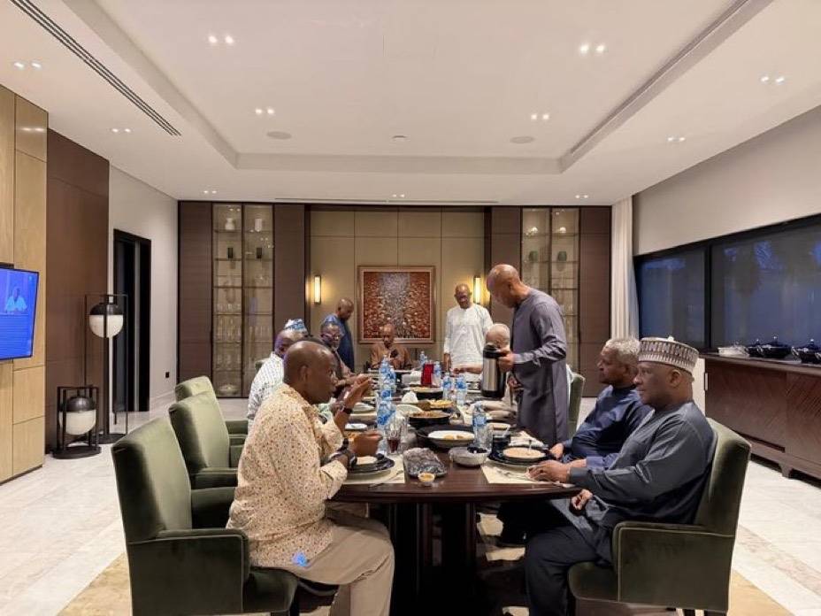 Billionaire, Abdul Samad Rabiu, hosted Africa's richest man, Aliko Dangote, along with some of his c...