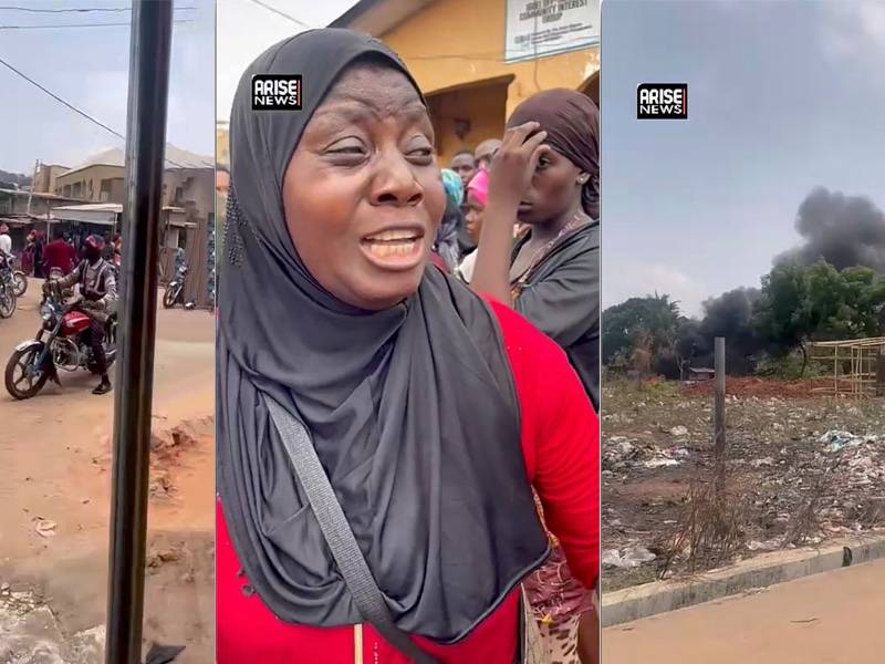 Violence erupts in Auchi, Edo state as youths burn homes and shops in Hausa quarters following moun...