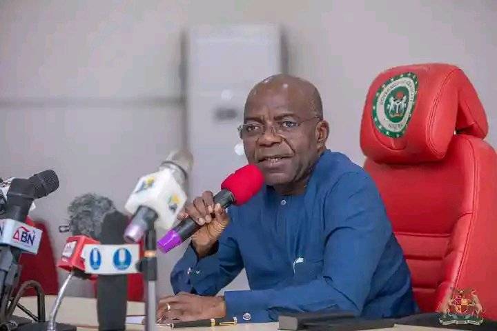 Discharging waste into Aba River now big offence .
~ Governor Alex Otti warns companies