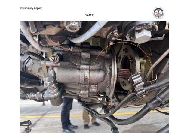 23 aircraft components damaged in Arik Air engine failure.
~ The Nigerian Safety Investigation Bure...