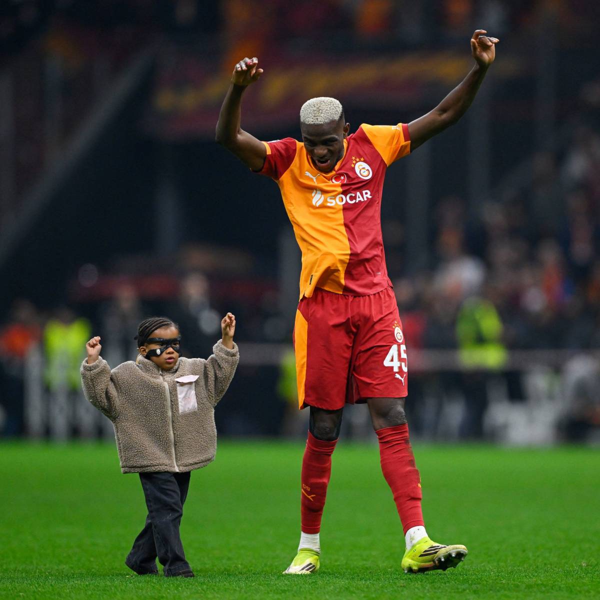 Victor Osimhen and Daughter's Celebration Named UEFA's Favorite Picture of the week