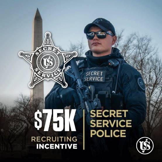 US secret service opens massive recruitment, offers $75,000 incentive