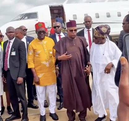 Vice President Kashim Shettima, Obasanjo, Jonathan arrive for Soludo’s second-term inauguration